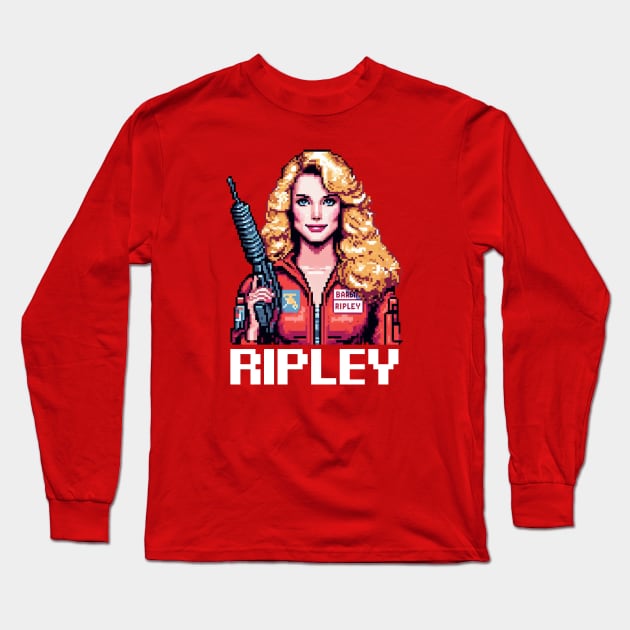 Ripley Pixel Long Sleeve T-Shirt by PXLART